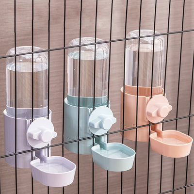 Automatic Pet Feeder Cage Hanging Bowl